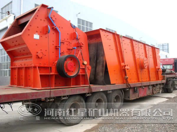 反擊式破碎機發(fā)貨現場(chǎng)