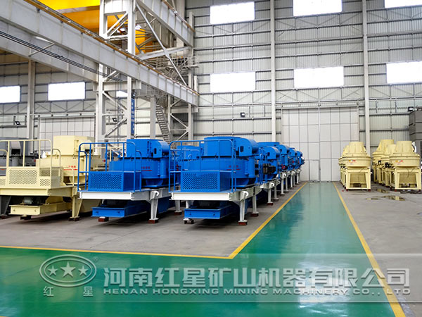 制砂機生產(chǎn)車(chē)間