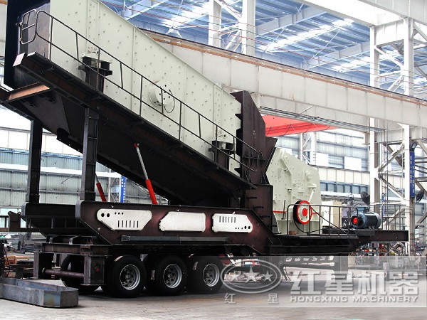 建筑垃圾移動(dòng)破碎站 建筑垃圾移動(dòng)破碎站