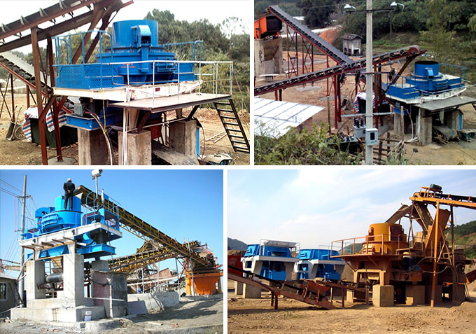 環(huán)保沖擊式制砂機生產(chǎn)現(xiàn)場 環(huán)保沖擊式制砂機生產(chǎn)現(xiàn)場