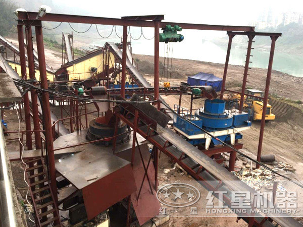 制砂生產(chǎn)線作業(yè)現(xiàn)場