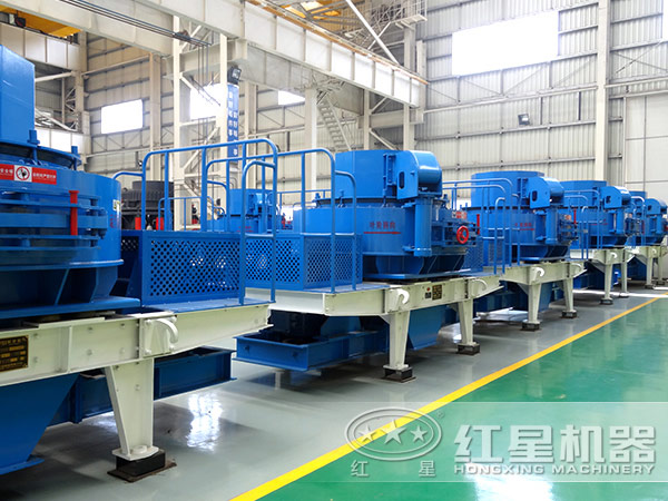 制砂機生產(chǎn)車(chē)間 制砂機生產(chǎn)車(chē)間