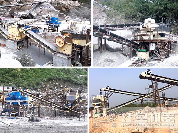 環(huán)保型制砂機作業(yè)在湖南、山東等地