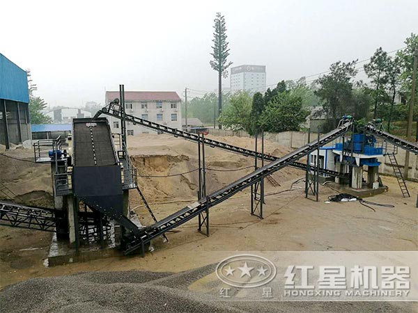 時產80方制砂生產線現(xiàn)場 時產80方制砂生產線現(xiàn)場