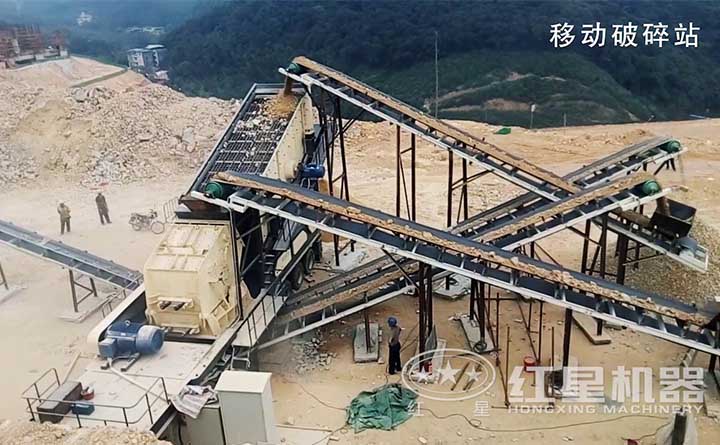 建筑垃圾破碎現(xiàn)場 建筑垃圾破碎現(xiàn)場
