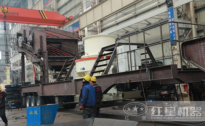 紅星移動(dòng)制沙機生產(chǎn)車(chē)間 紅星移動(dòng)制沙機生產(chǎn)車(chē)間