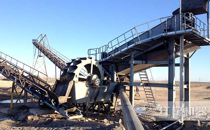 洗石機(jī)客戶現(xiàn)場