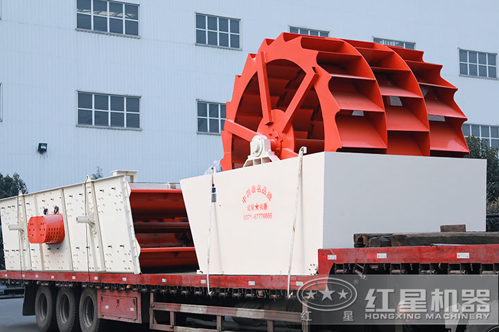 振動(dòng)篩與洗砂機發(fā)貨實(shí)拍 振動(dòng)篩與洗砂機發(fā)貨實(shí)拍