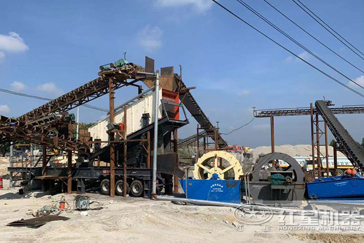 移動小型砂機作業(yè)現(xiàn)場 移動小型砂機作業(yè)現(xiàn)場