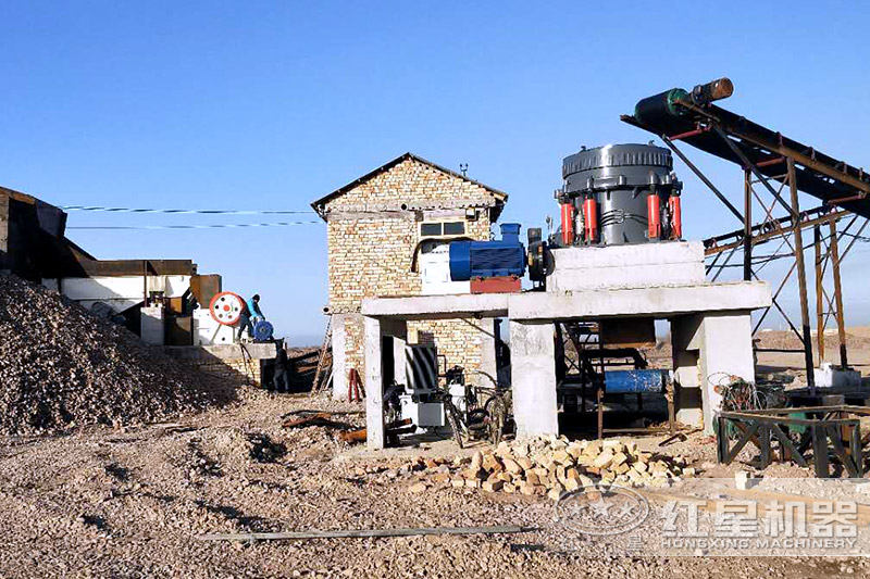 大型破碎石子機(jī)客戶現(xiàn)場(chǎng)，可到場(chǎng)參觀