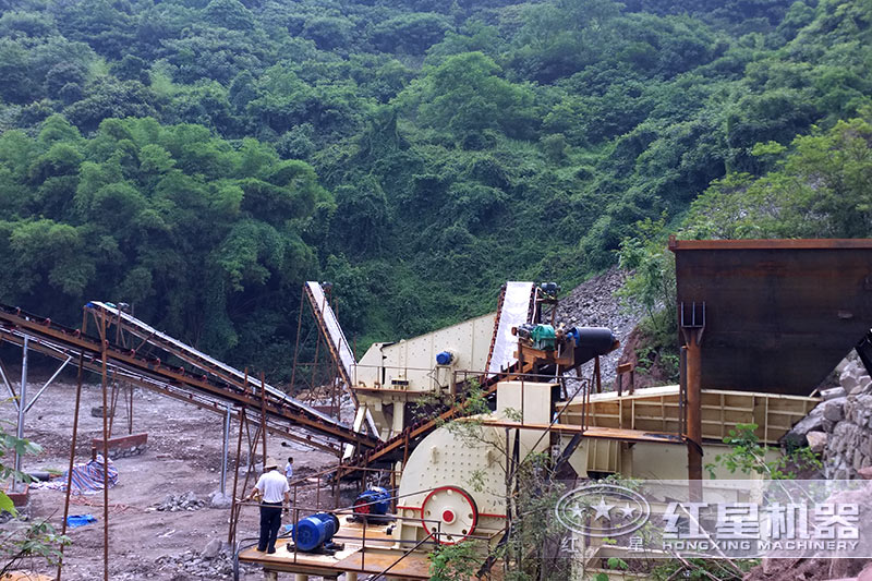 山東客戶現(xiàn)場，設備配置：錘破