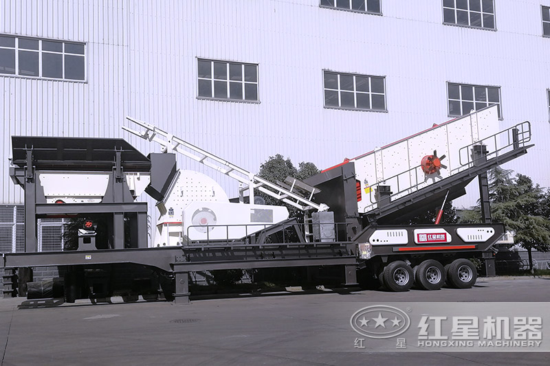 移動(dòng)式鵝卵石破碎制砂機