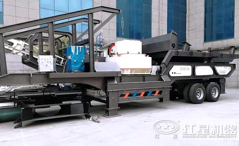 可移動(dòng)式制砂機廠(chǎng)區圖