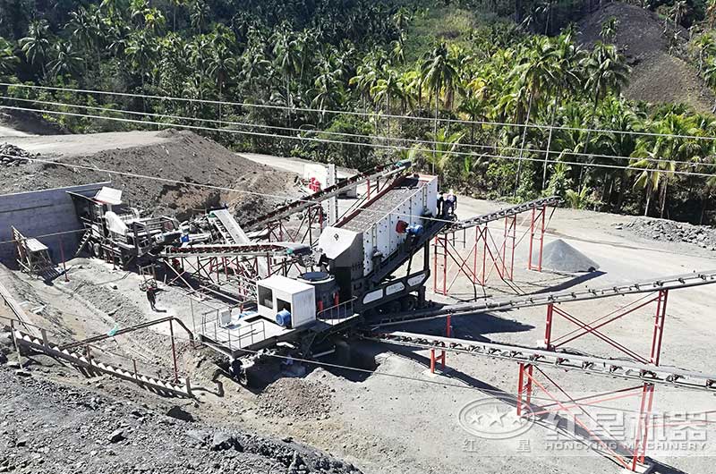 車(chē)載碎石機生產(chǎn)現場(chǎng) 車(chē)載碎石機生產(chǎn)現場(chǎng)